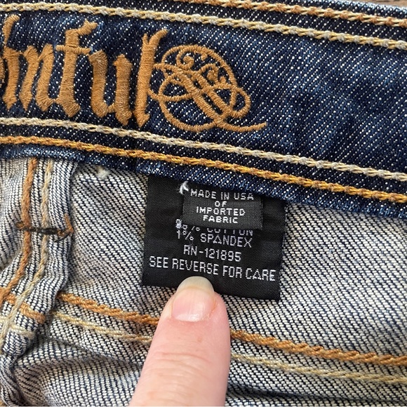 Y2K Sinful by Affliction jeans 30 - Picture 10 of 12